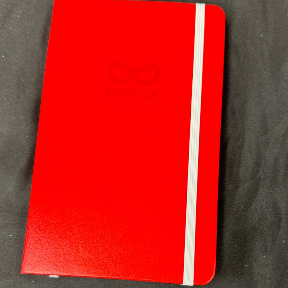 Red Sidekick Planner non dated planning reflect & improve positive psychology